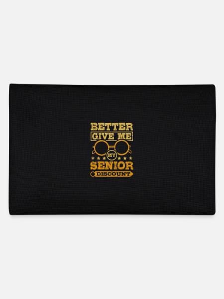 Give me my senior discount - Pencil Case - black - Back