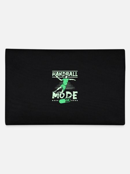 Handball mode on - Federtasche - Schwarz - Hinten