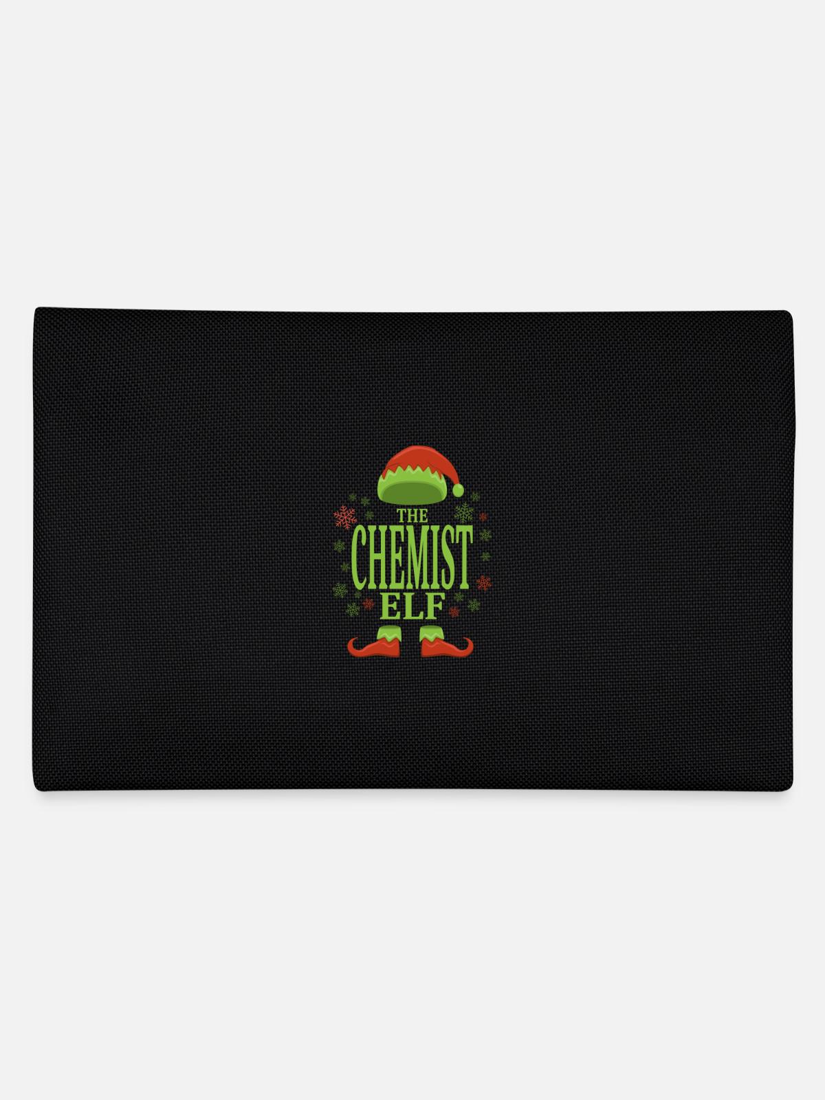 Chemist Christmas Elf - Pencil Case - black - Back