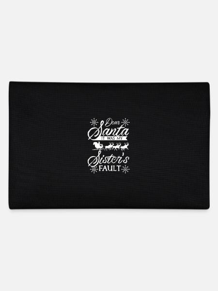 Cher Père Noël, c’était la faute de ma sœur - Trousse - noir - Dos