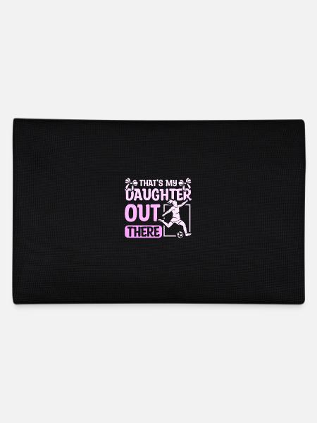 That's my daughter out there Soccer - Federtasche - Schwarz - Hinten