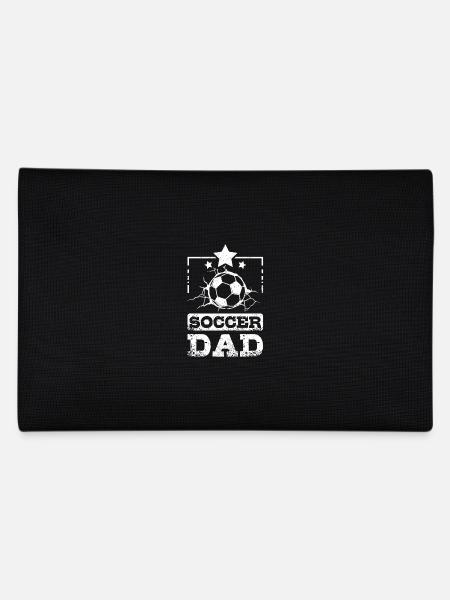 Fathers day Daddy Soccer Dad - Federtasche - Schwarz - Hinten