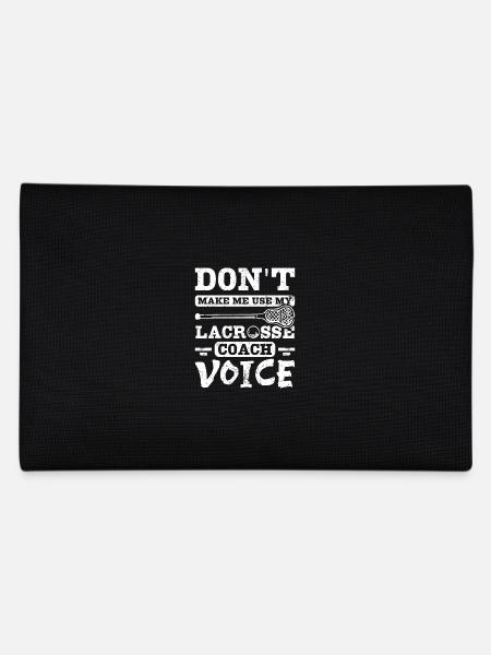 Don't make me use my Lacrosse coach voice - Federtasche - Schwarz - Hinten