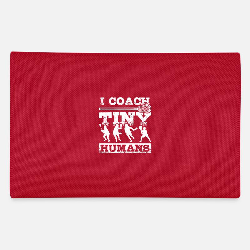 I coach tiny humas Lacrosse coach Federtasche