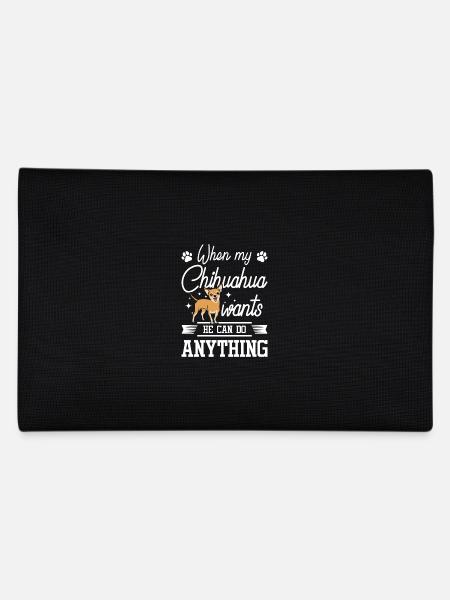 Mon Chihuahua peut tout faire - Trousse - noir - Dos
