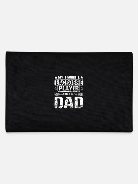 My favorite lacrosse player calls me dad - Federtasche - Schwarz - Hinten