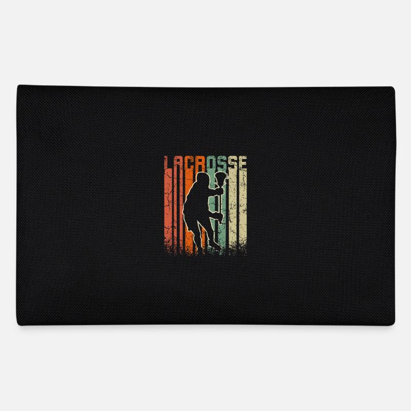 Retro Vintage Lacrosse Player Pencil Case