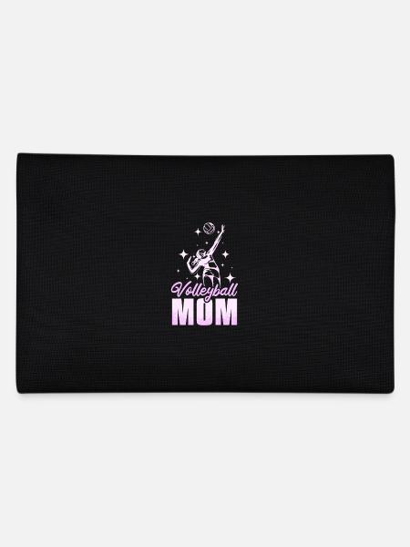 Mothers day Mommy Volleyball Mom - Pencil Case - black - Back