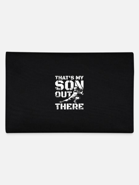 That's my son out there volleyball - Pencil Case - black - Back