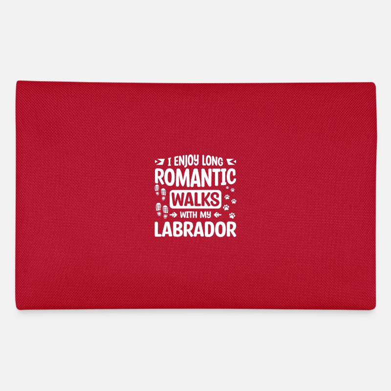 Long romantic walks with my labrador Federtasche