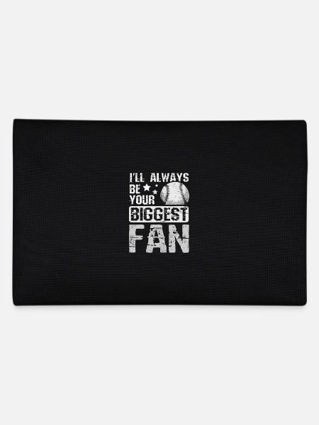 Je serai toujours ton plus grand fan de baseball - Trousse - noir - Dos
