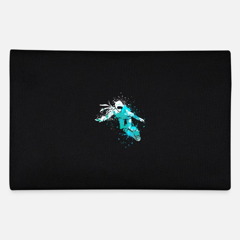 Splash Art Winter Sports Snowboarder Pencil Case