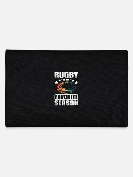 Rugby is my Favorite season - Pencil Case - black - Back
