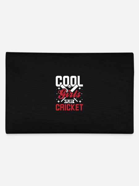 Cool girls play cricket - Federtasche - Schwarz - Hinten