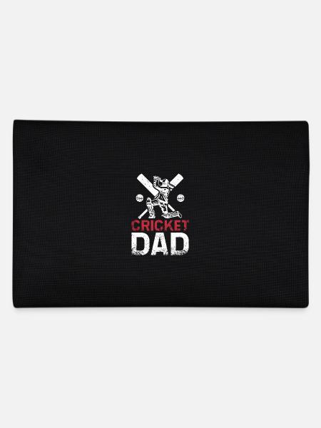 Fathers Day Daddy Cricket Dad - Federtasche - Schwarz - Hinten
