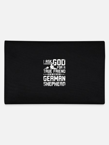 God send me a german shepherd - Pencil Case - black - Back