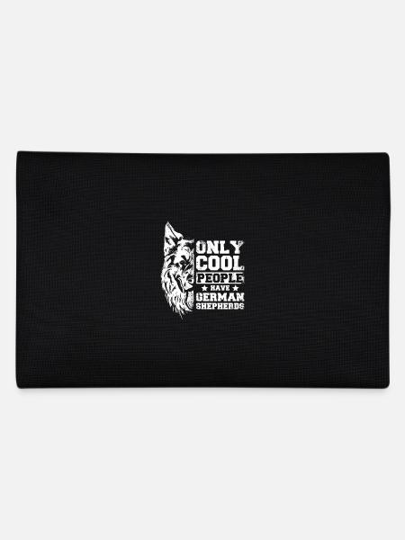 Only cool people have english shepherds - Pencil Case - black - Back