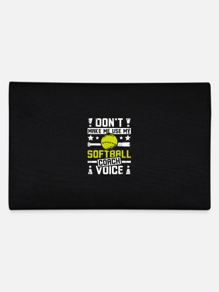 Ne me faites pas utiliser ma voix d’entraîneur de softball - Trousse - noir - Dos