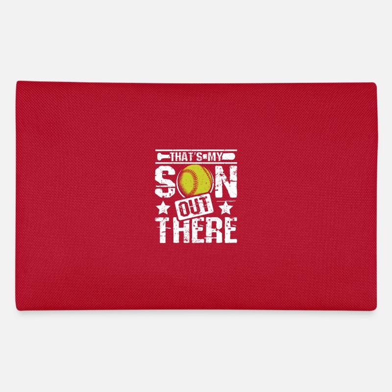 That's my son out there softball Federtasche