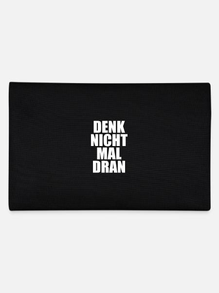 Denk Nicht Mal Dran Gegen Anmache Antisocial Nein - Federtasche - Schwarz - Hinten