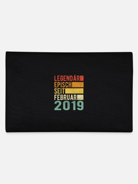 Legendär seit Februar 2019 - Federtasche - Schwarz - Hinten