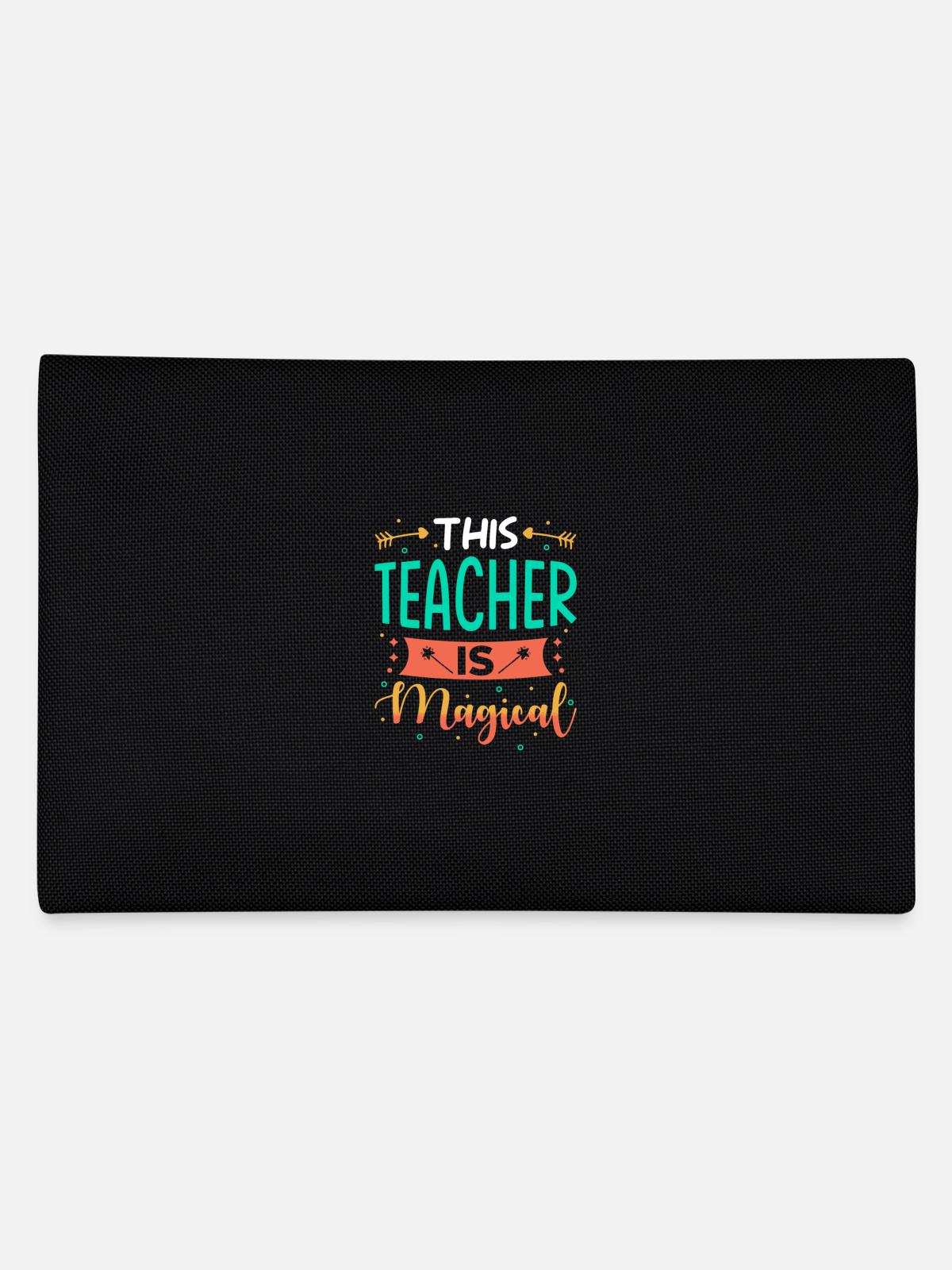 Cadeau de l’enseignant - Trousse - noir - Dos