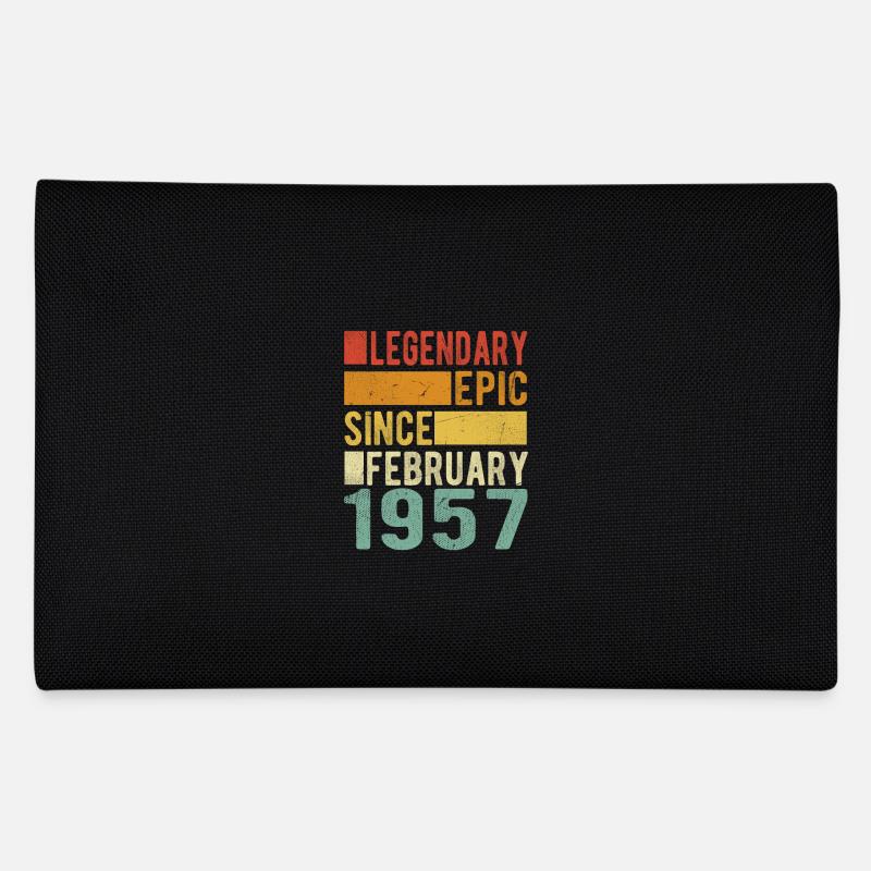 Geburtstag Februar 1957 Legendär Episch Federtasche