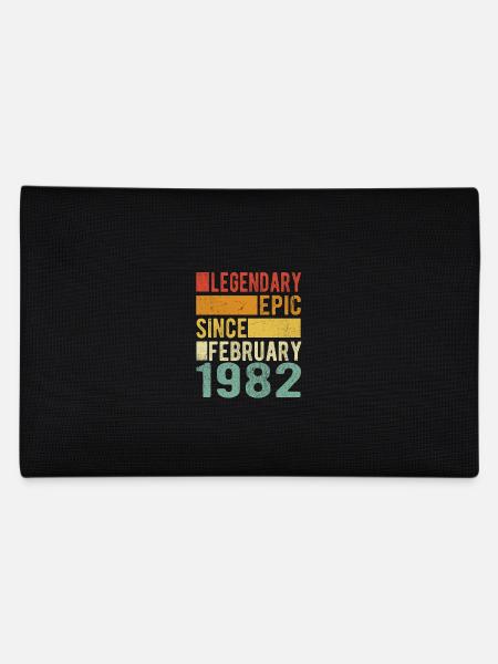 Anniversaire Février 1982 Épopée légendaire - Trousse - noir - Dos