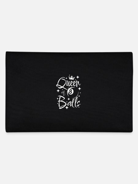 Pool billard queen of 8 balls - Federtasche - Schwarz - Hinten