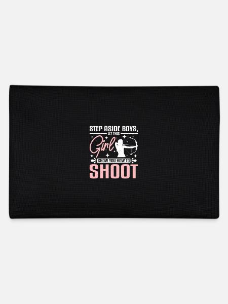 Let this girl show you how to archery - Federtasche - Schwarz - Hinten