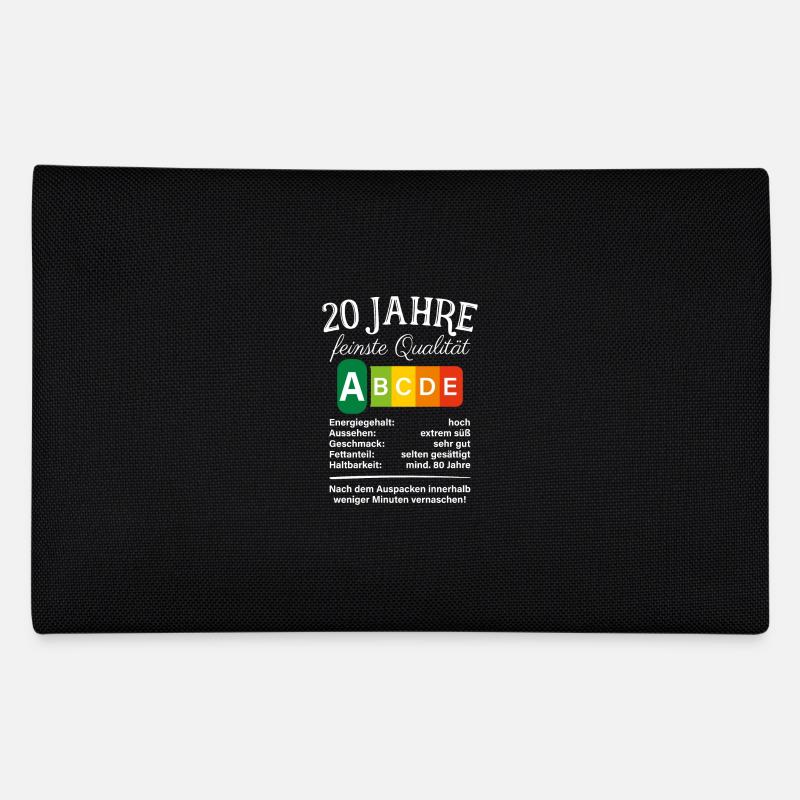 20 Jahre Feinste Qualität Geschenk 20. Geburtstag - Federtasche - Schwarz