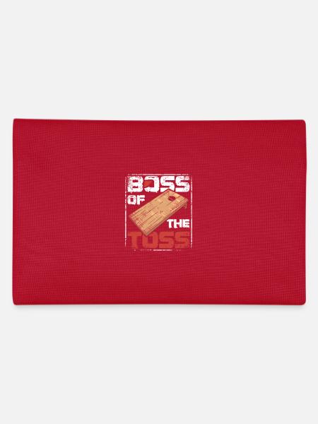 Boss of the toss cornhole - Federtasche - Rot - Hinten