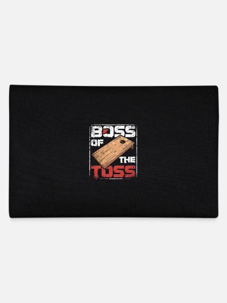 Boss of the toss cornhole - Federtasche - Schwarz - Hinten