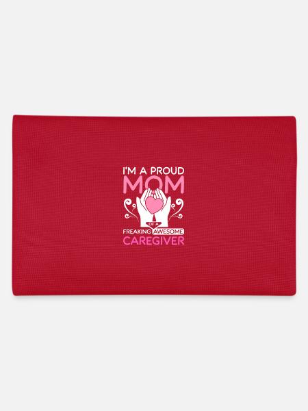 Mère d’un sacré grand soignant - Trousse - rouge - Dos
