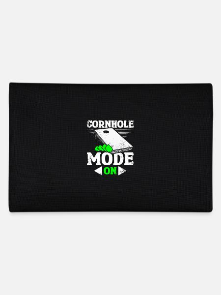 Cornhole mode on - Federtasche - Schwarz - Hinten