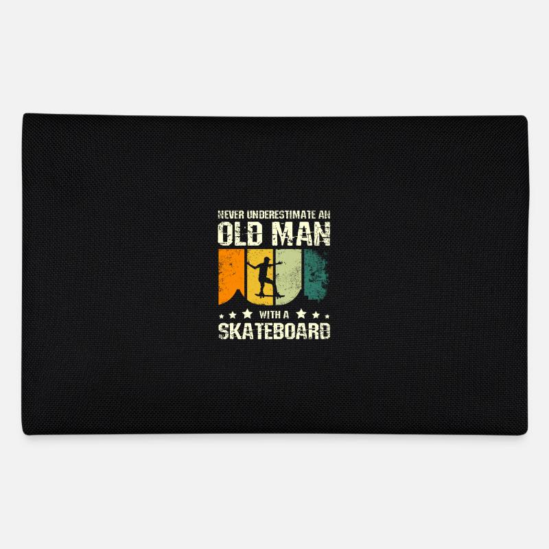 Unterschätze keinen alten Mann mit Skateboard Federtasche