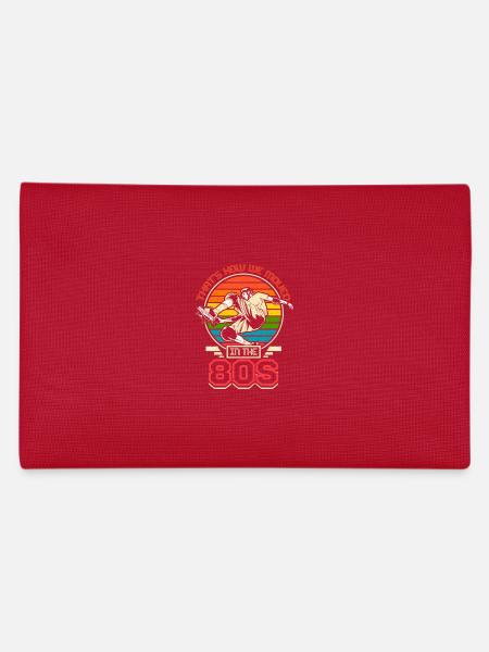 Comment nous sommes passés dans les années 80, le skateboard - Trousse - rouge - Dos