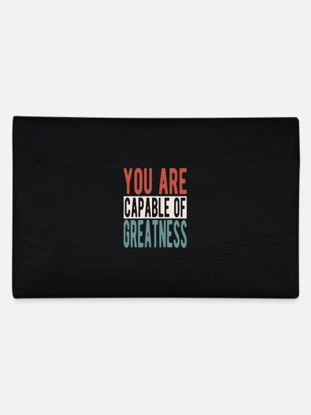 Vous êtes capable de grandeur - Trousse - noir - Dos