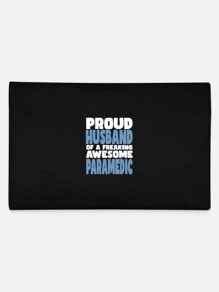 Proud wife of a damn good - Pencil Case - black - Back