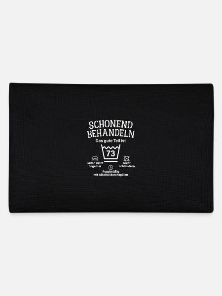 73. Geburtstag Schonend Behandeln 73 Teil Ist 73 - Federtasche - Schwarz - Hinten