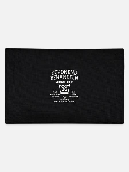 86. Geburtstag Schonend Behandeln 86 Teil Ist 86 - Federtasche - Schwarz - Hinten
