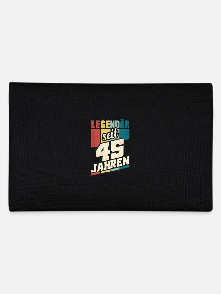 45. Geburtstag Legendär Seit 45 Jahren Legende 45 - Federtasche - Schwarz - Hinten