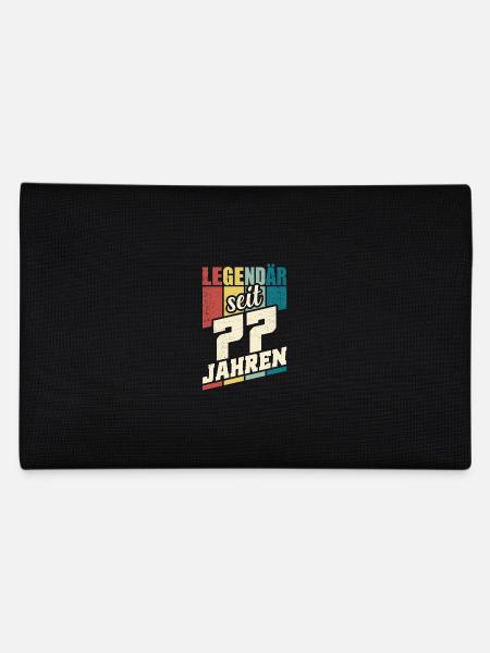 77. Geburtstag Legendär Seit 77 Jahren Legende 77 - Federtasche - Schwarz - Hinten
