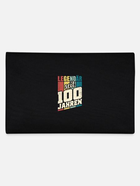 100. Geburtstag Legendär Seit 100 Jahren Hundert - Federtasche - Schwarz - Hinten