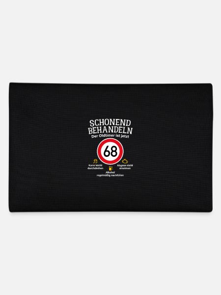 68. Geburtstag Schonend Behandeln Oldtimer Ist 68 - Federtasche - Schwarz - Hinten