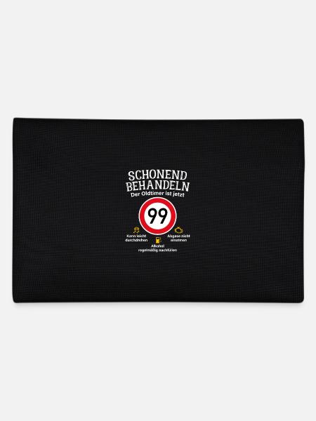99. Geburtstag Schonend Behandeln Oldtimer Ist 99 - Federtasche - Schwarz - Hinten