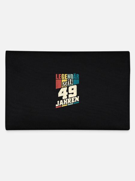 49. Geburtstag Legendär Seit 49 Jahren Legende 49 - Federtasche - Schwarz - Hinten