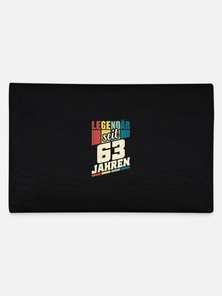 63. Geburtstag Legendär Seit 63 Jahren Legende 63 - Federtasche - Schwarz - Hinten