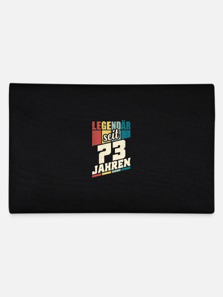 73. Geburtstag Legendär Seit 73 Jahren Legende 73 - Federtasche - Schwarz - Hinten