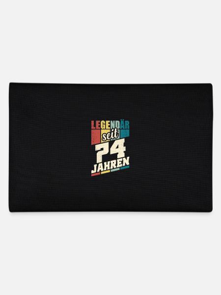 74. Geburtstag Legendär Seit 74 Jahren Legende 74 - Federtasche - Schwarz - Hinten